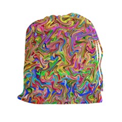 Colorful-2 Drawstring Pouches (xxl) by ArtworkByPatrick