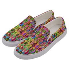 Peace Sign Men s Canvas Slip Ons by ArtworkByPatrick