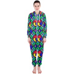 Colorful-4 Hooded Jumpsuit (ladies)  by ArtworkByPatrick