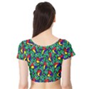 COLORFUL-4.1 Short Sleeve Crop Top View2