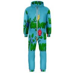 Earth Day Hooded Jumpsuit (men)  by Valentinaart