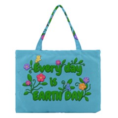 Earth Day Medium Tote Bag by Valentinaart