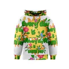 Earth Day Kids  Pullover Hoodie by Valentinaart