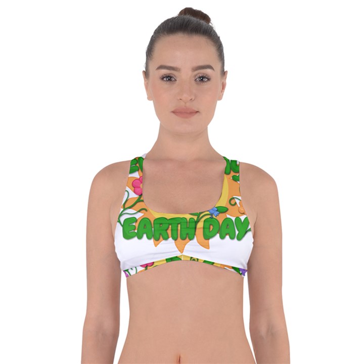 Earth Day Got No Strings Sports Bra