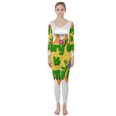 Earth Day Long Sleeve Catsuit