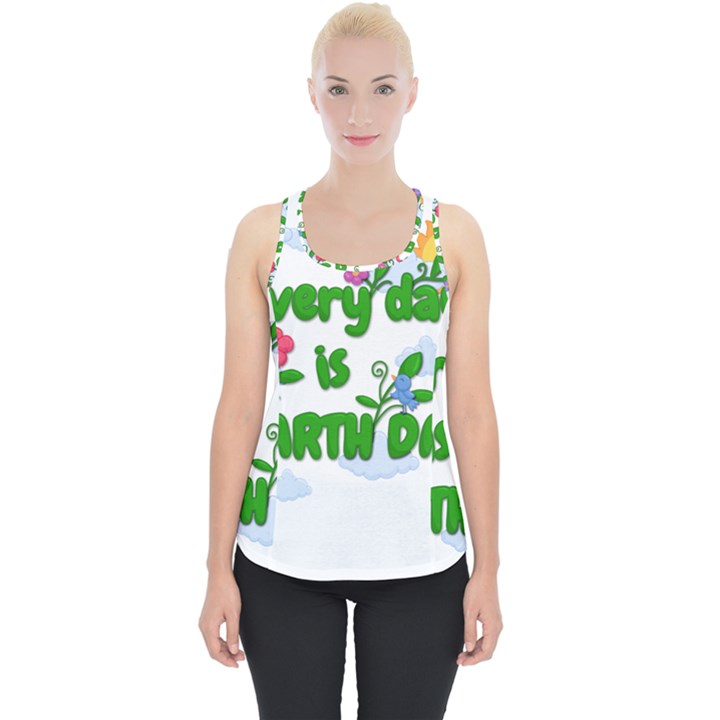 Earth Day Piece Up Tank Top