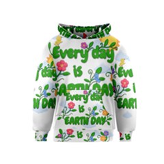 Earth Day Kids  Pullover Hoodie by Valentinaart
