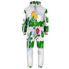 Earth Day Hooded Jumpsuit (men)  by Valentinaart