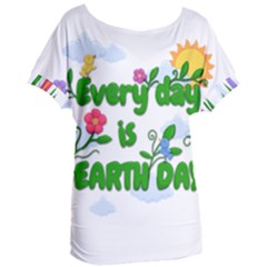 Earth Day Women s Oversized Tee by Valentinaart