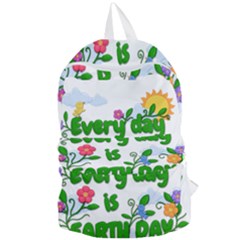 Earth Day Foldable Lightweight Backpack by Valentinaart