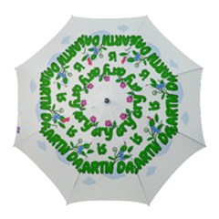 Earth Day Golf Umbrellas by Valentinaart