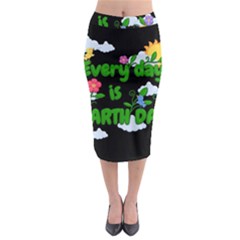 Earth Day Midi Pencil Skirt by Valentinaart