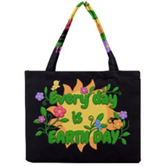 Earth Day Mini Tote Bag by Valentinaart