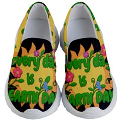 Earth Day Kid s Lightweight Slip Ons by Valentinaart