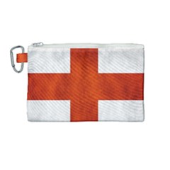 England Flag Canvas Cosmetic Bag (medium) by Valentinaart