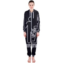 Save The Planet - Religions  Hooded Jumpsuit (ladies)  by Valentinaart