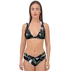 Ecology Double Strap Halter Bikini Set by Valentinaart