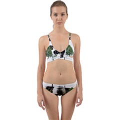 Ecology Wrap Around Bikini Set by Valentinaart