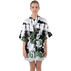 Ecology Quarter Sleeve Kimono Robe by Valentinaart