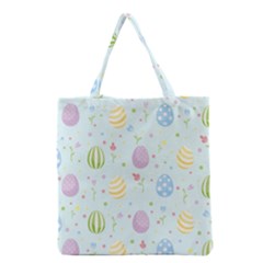 Easter Pattern Grocery Tote Bag by Valentinaart