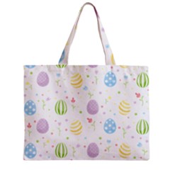 Easter Pattern Zipper Mini Tote Bag by Valentinaart