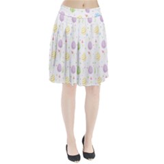 Easter Pattern Pleated Skirt by Valentinaart