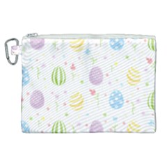 Easter Pattern Canvas Cosmetic Bag (xl) by Valentinaart