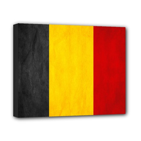 Belgium Flag Canvas 10  X 8 