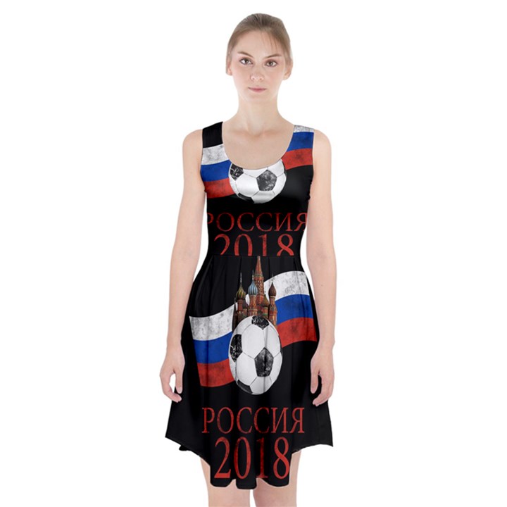 Russia Football World Cup Racerback Midi Dress