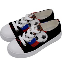 Russia Football World Cup Kids  Low Top Canvas Sneakers by Valentinaart