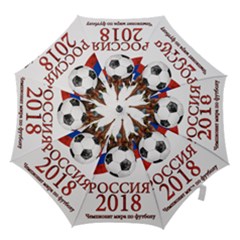 Russia Football World Cup Hook Handle Umbrellas (medium) by Valentinaart