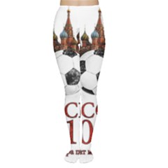 Russia Football World Cup Women s Tights by Valentinaart