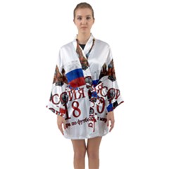 Russia Football World Cup Long Sleeve Kimono Robe by Valentinaart