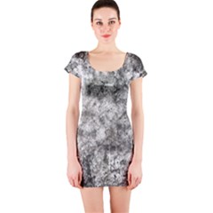 Grunge Pattern Short Sleeve Bodycon Dress by Valentinaart