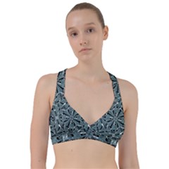 Modern Oriental Ornate Pattern Sweetheart Sports Bra by dflcprints