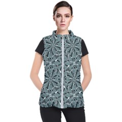 Modern Oriental Ornate Pattern Women s Puffer Vest by dflcprints