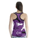PURPLE Racer Back Sports Top View2