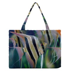 Angelfish 1 Zipper Medium Tote Bag by trendistuff