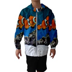 Clownfish 1 Hooded Wind Breaker (kids) by trendistuff