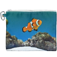 Clownfish 1 Canvas Cosmetic Bag (xxxl) by trendistuff