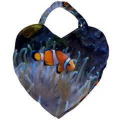 Clownfish 2 Giant Heart Shaped Tote by trendistuff