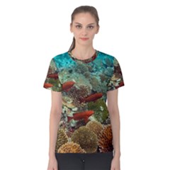 CORAL GARDEN 1 Women s Cotton Tee