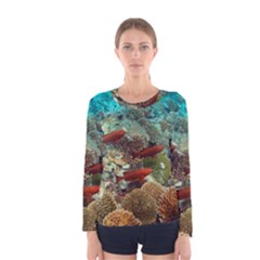 CORAL GARDEN 1 Women s Long Sleeve Tee