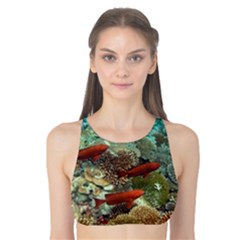 Coral Garden 1 Tank Bikini Top by trendistuff