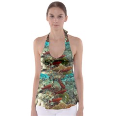 CORAL GARDEN 1 Babydoll Tankini Top