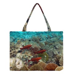 Coral Garden 1 Medium Tote Bag by trendistuff