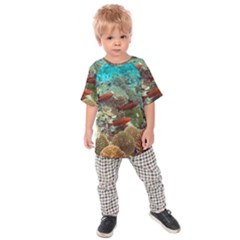 CORAL GARDEN 1 Kids Raglan Tee