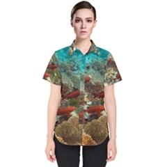 CORAL GARDEN 1 Women s Short Sleeve Shirt