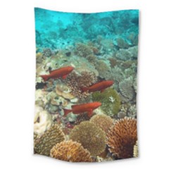 CORAL GARDEN 1 Large Tapestry