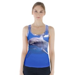 Great White Shark 4 Racer Back Sports Top by trendistuff